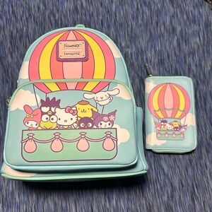 Loungefly hello kitty backpack and wallet